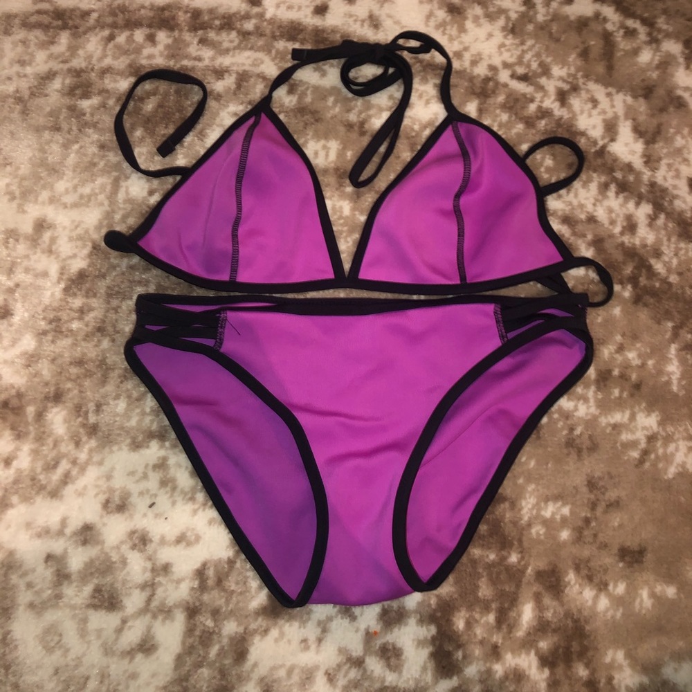 Purple bikini